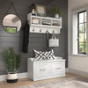 kathy ireland® Home by Bush Furniture Woodland 40W Shoe Storage Bench with...