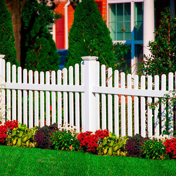 White Vinyl Fence in NJ