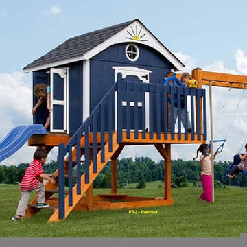 Waterloo Structures Wood Swing Sets