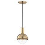 Mitzi by Hudson Valley Lighting - Riley Pendant, Polished Nickel Finish, Finish: Aged Brass - We get it. Everyone deserves to enjoy the benefits of good design in their home - and now everyone can. Meet Mitzi. Inspired by the founder of Hudson Valley Lighting's grandmother, a painter and master antique-finder, Mitzi mixes classic with contemporary, sacrificing no quality along the way. Designed with thoughtful simplicity, each fixture embodies form and function in perfect harmony. Less clutter and more creativity, Mitzi is attainable high design.