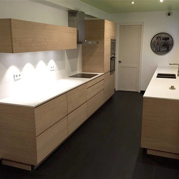 Rénovation d'une cuisine en chêne massif