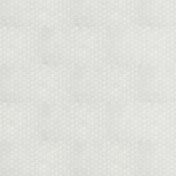 Hexa White Glass Mosaic (30x35) 288x294 mm 821050 - Wall & Floor Tiles