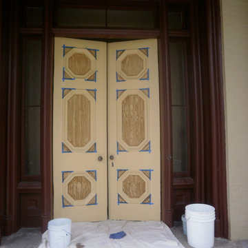 Wood Grained Doors/ start to finish