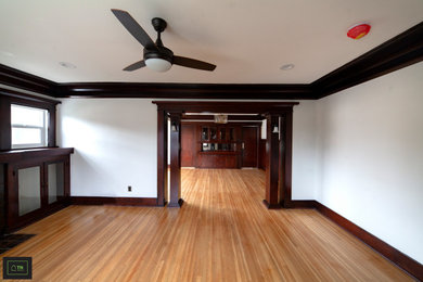 Inspiration for a timeless family room remodel in Los Angeles