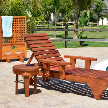 Sol Redwood Patio Lounger