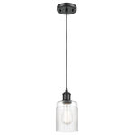 Innovations Lighting - Hadley 1-Light Mini Pendant, Matte Black, Clear - A truly dynamic fixture, the Ballston fits seamlessly amidst most decor styles. Its sleek design and vast offering of finishes and shade options makes the Ballston an easy choice for all homes.