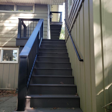 Cable Rail & Azek Hickory Decking