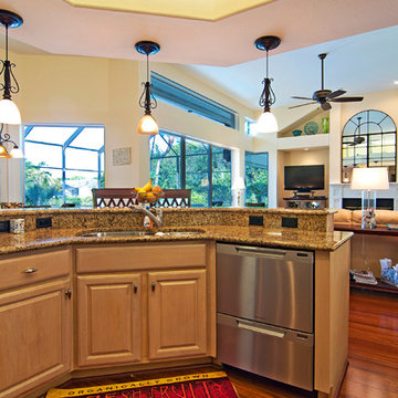 Family-Friendly Kitchen - Monarch Builders - SW Florida
