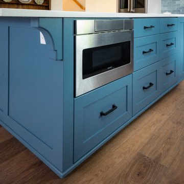 Crafted Blue Kitchen & Addition