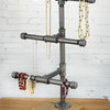Jewelry Display Rack, 3-Tier Industrial Style Pipe