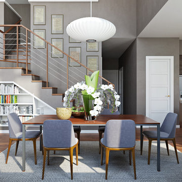 Kitchen and Living Room Combined