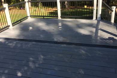 Deck flooring and railing replacement on existing deck and added new lower deck