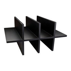 Inviting Home Inc. - Wine Rack, Distressed Black - Wine Racks