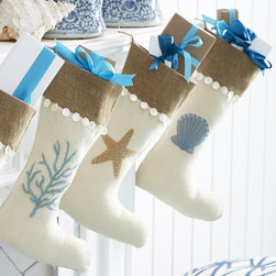 SEASIDE STOCKING &ndash; STARFISH - NEW - Christmas Stockings And Holders