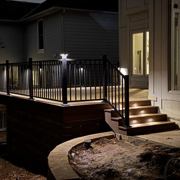 Composite Deck w/ Low-Voltage Lighting in Overland Park, Kansas