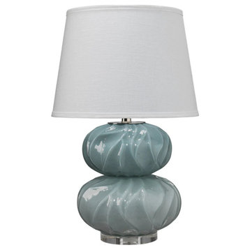 Amaury Blue Double Gourd Table Lamp