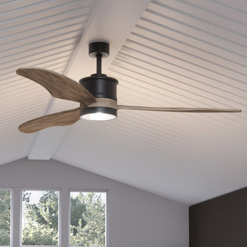 Luxury Modern Ceiling Fan, Charcoal, UHP9090, Lewes Collection