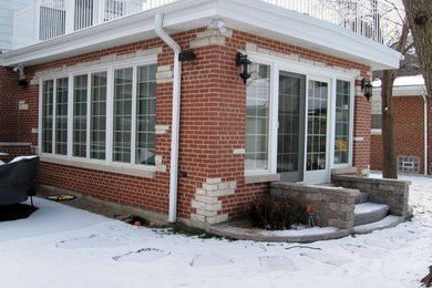 Inspiration for an exterior home remodel in Chicago