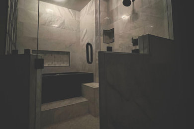 Trendy home design photo in Huntington
