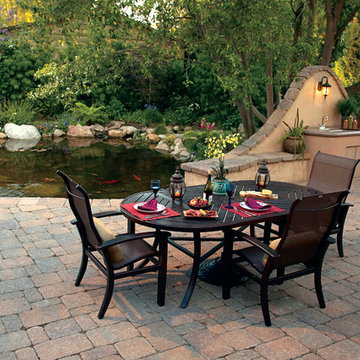 Patio and Pond