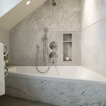 bath white marble