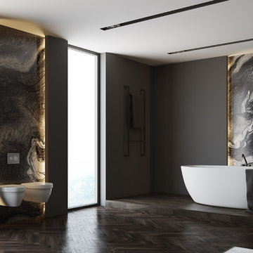 Modern Minimalist Bathroom-DTLA