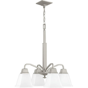 Clifton Heights 4-Light Chandelier, Brushed Nickel