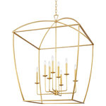 Hudson Valley Lighting - Bryant 8-Light Extra Large Pendant Gold Leaf Finish - Features: