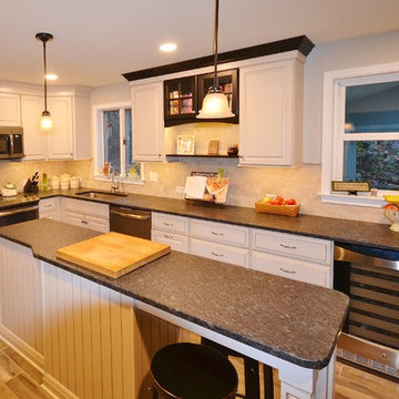 Large Exton PA kitchen remodel in coordination with Northeast Construction