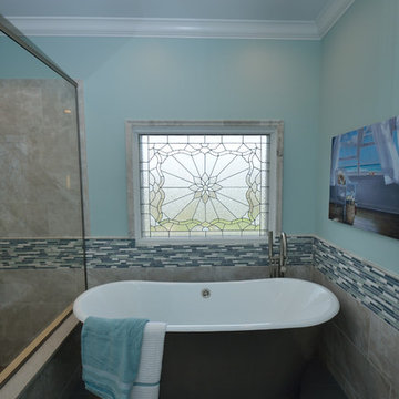 Simpsonville Mosaic-Wrap Around Bathroom Remodel
