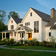 clean white exterior