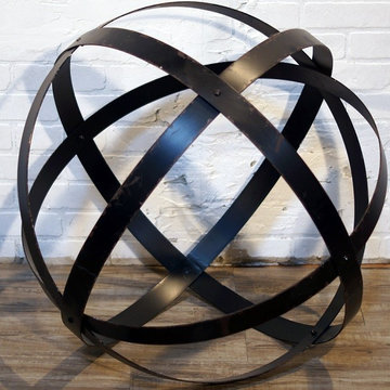 24" Metal Garden Sphere