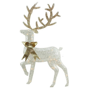 50 Pre Lit Moose Decoration Rustic Outdoor Holiday