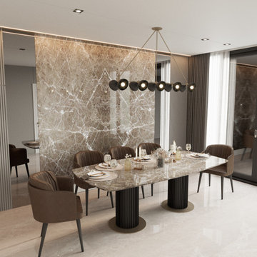Elegance Marble for Dining Table Countertop and Wall