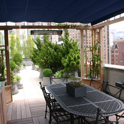 NYC Rooftop Pergola - Pergolas
