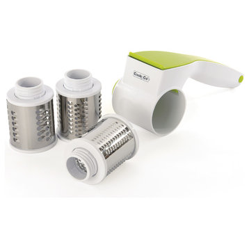 Cooknco 5 Piece Rotary Cheese Grater Set