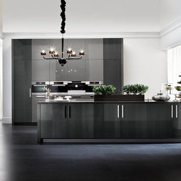 Luxury Dark Black Modern Kitchen By Darash Collection