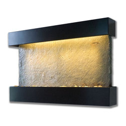 Verdigris Falls Horizontal Wall Fountain - Indoor Fountains