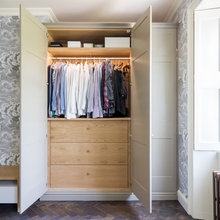 Traditional Fitted Wardrobes And Parquet Flooring Transitional