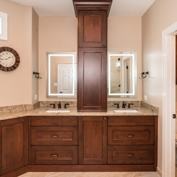 Haymarket Transitional Master Bathroom Remodel _ 13036