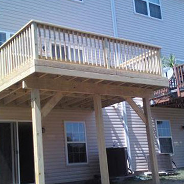 Second story deck in Wilmington, DE