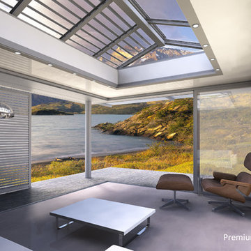 Une pièce à vivre baignée de lumière