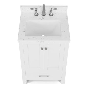 Caroline Avenue 24'' White Bathroom Vanity