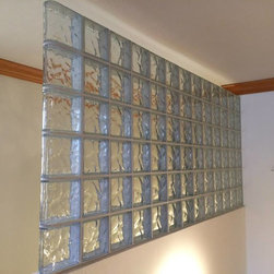 Glass Block Partition - Screens And Room Dividers