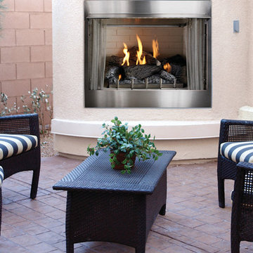 Quaint Outdoor Fireplace - American Hearth