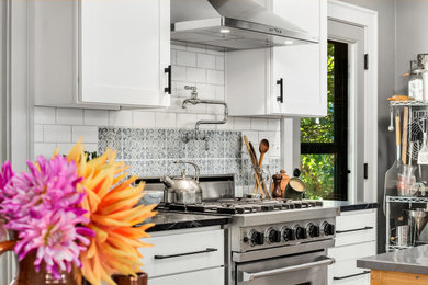 Inspiration for a craftsman kitchen remodel in Seattle