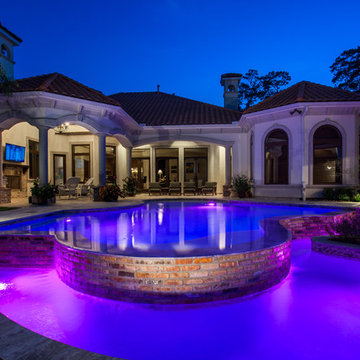 The Modern Pool with French Quarter Facades