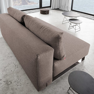 Supremax Sleek Excess Lounger | Begum Olive Sofa by Innovation USA - $1970.00