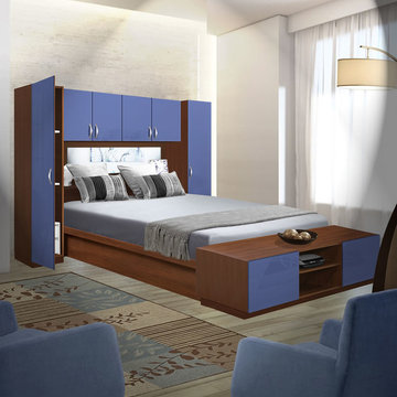 Adalina Pier Wall 2 Drawer with Storage Bridge
