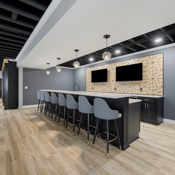 Custom Theater Focused Basement - Delafield, WI